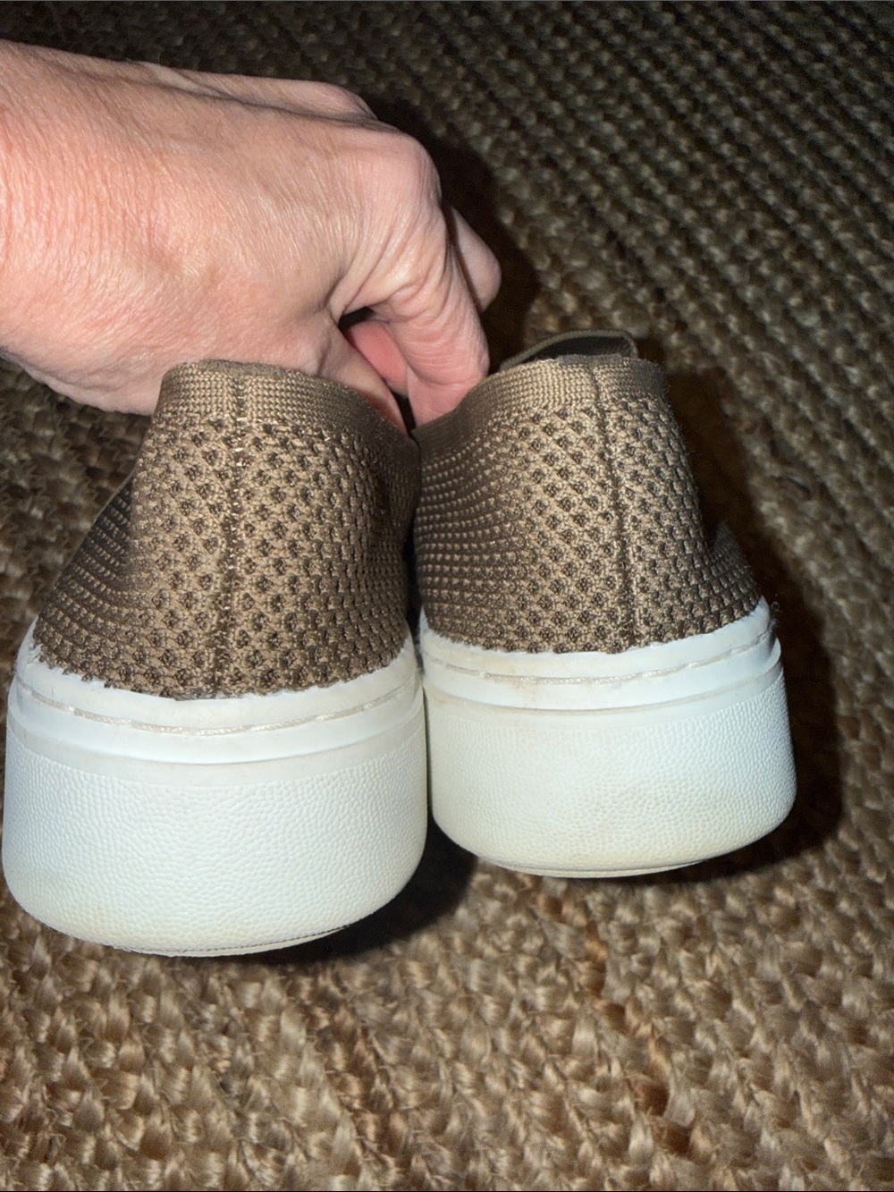 Eileen‎ Fisher pep fly-knit Tan Slip-On Loafers - Picture 8 of 11